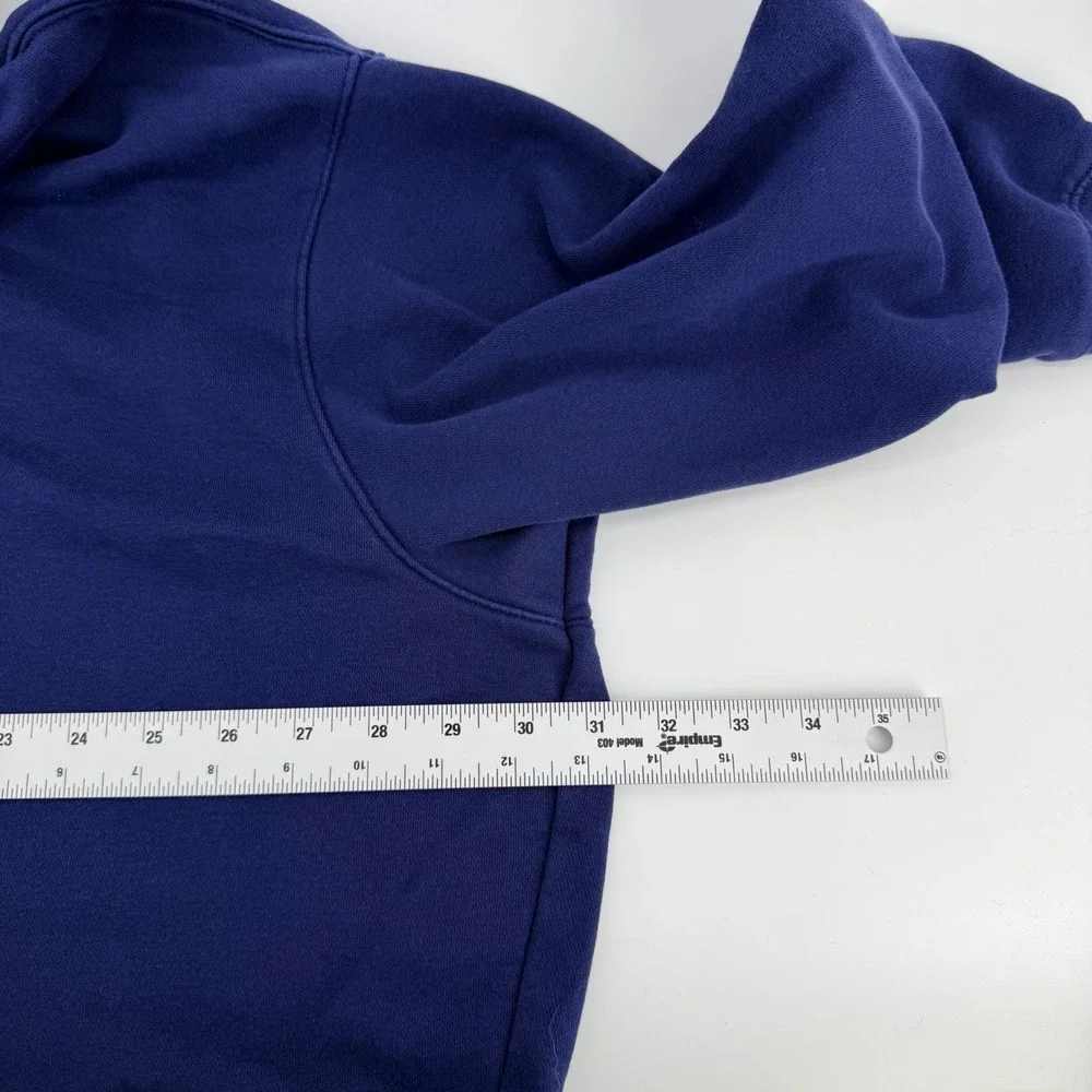 Nike Center Swoosh Fleece Hoodie Oversized Pullover DJ7668-410 XXL Navy Blue